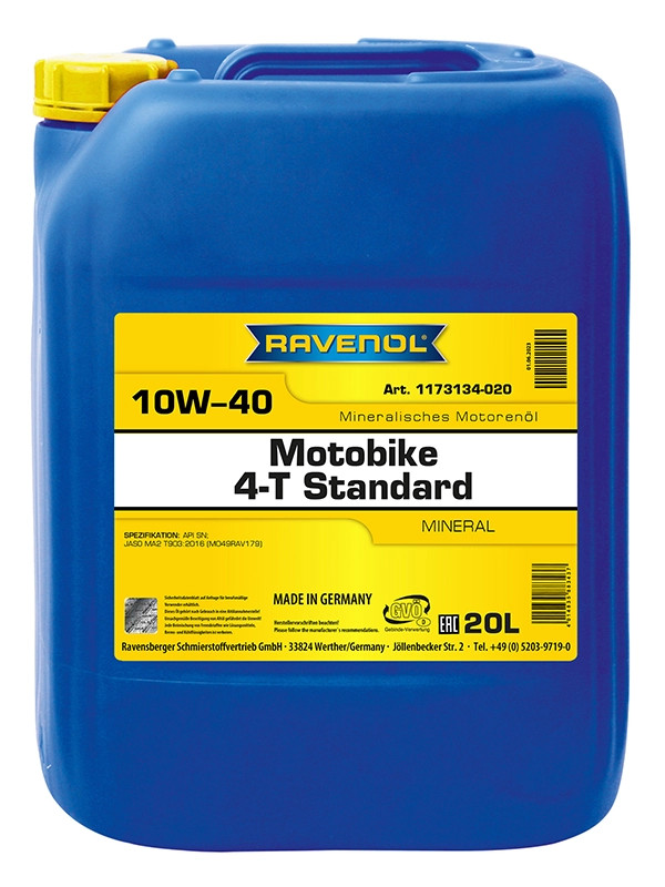 RAVENOL Motobike 4-T Standard SAE 10W-40 20 L