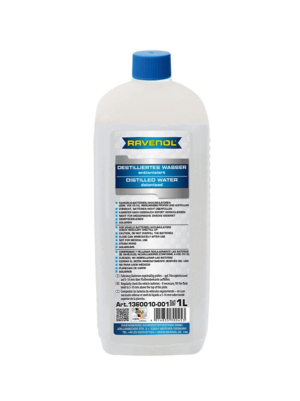 RAVENOL destilliertes Wasser 1 L
