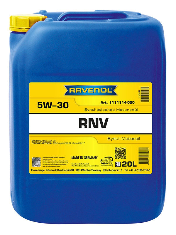 RAVENOL RNV SAE 5W-30 20 L