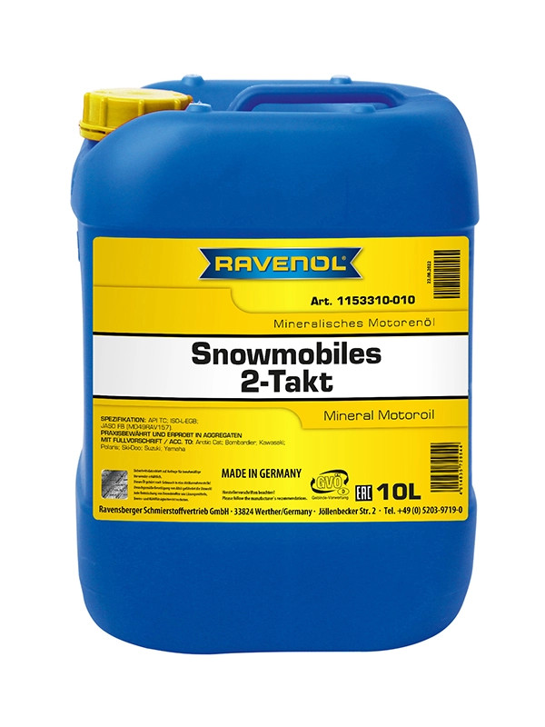RAVENOL SNOWMOBILES Mineral 2-Takt 10 L