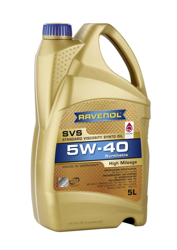 RAVENOL SVS Standard Viscosity Synto Oil SAE 5W-40 5 L