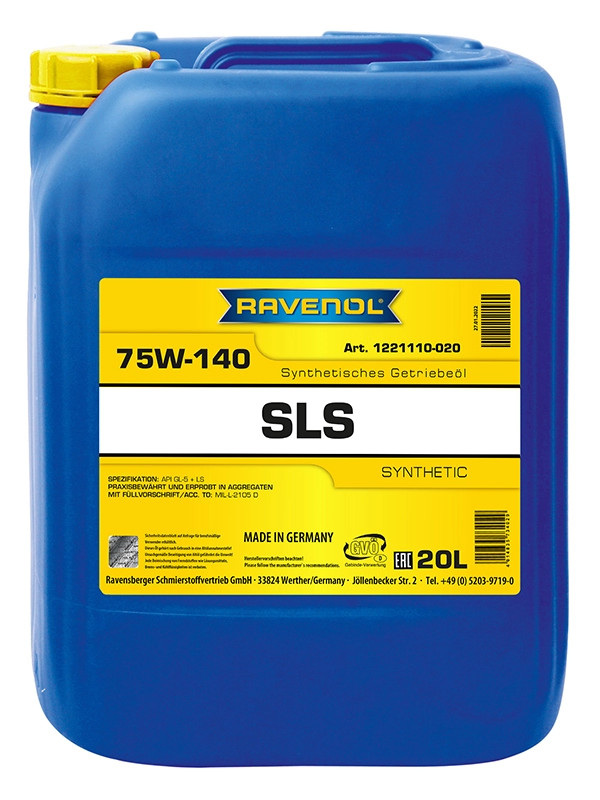 RAVENOL Getriebeoel SLS SAE 75W-140 GL 5 LS 20 L