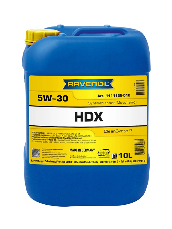 RAVENOL HDX SAE 5W-30 10 L