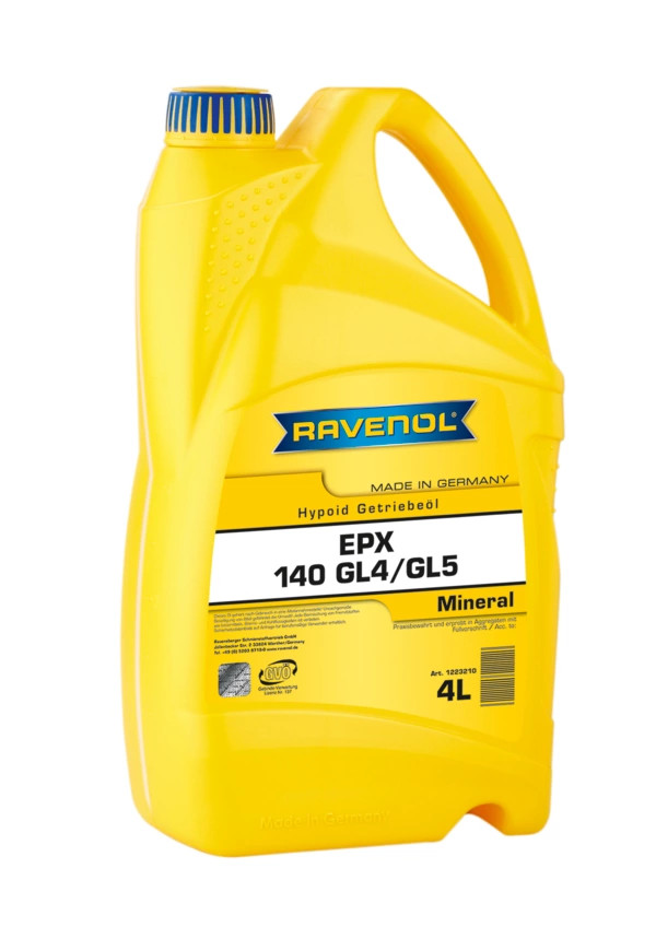RAVENOL Getriebeoel EPX SAE 140 GL-4/GL-5 4 L