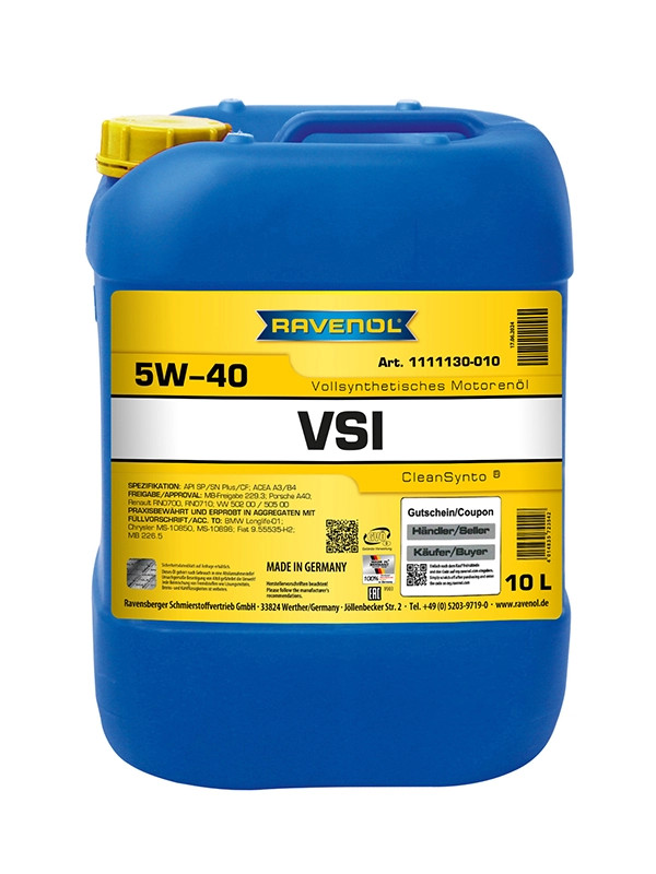 RAVENOL VSI SAE 5W-40 10 L