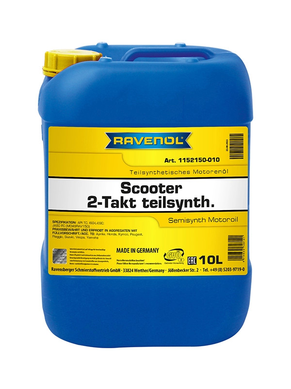RAVENOL SCOOTER 2-Takt Teilsynth. 10 L