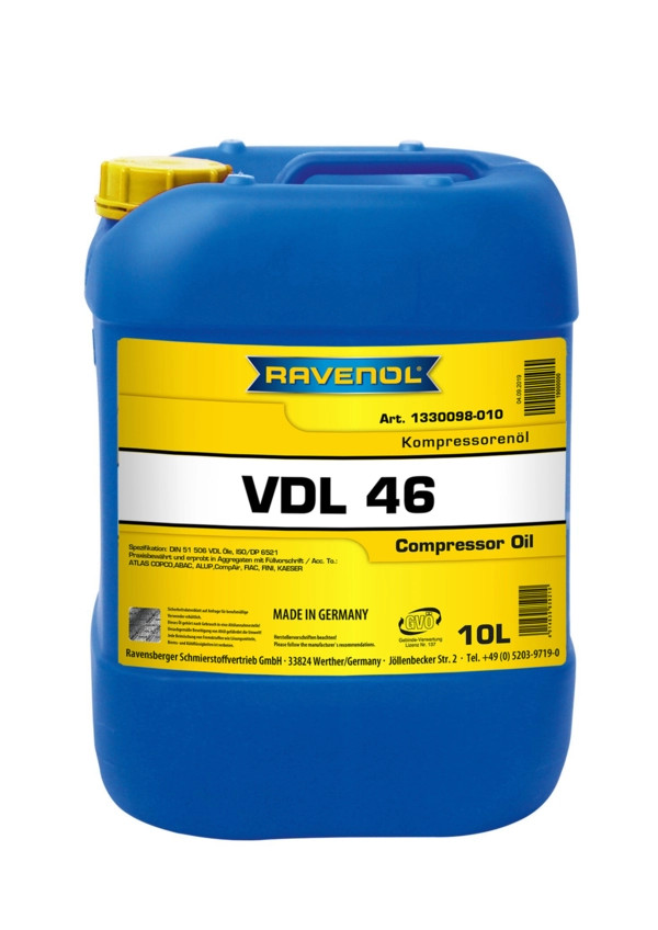 RAVENOL Kompressorenoel VDL 46 10 St