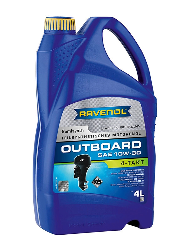 RAVENOL Outboardoel 4T SAE 10W-30 4 L