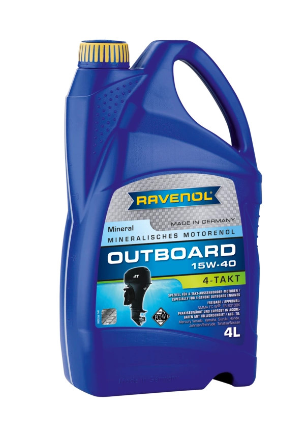 RAVENOL Outboardoel 4T SAE 15W-40 4 L