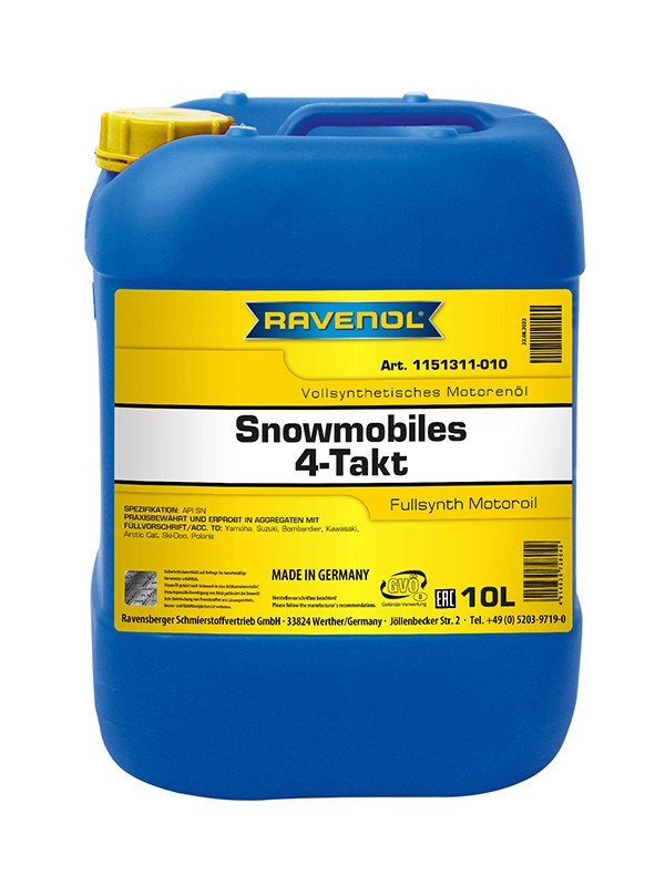 RAVENOL SNOWMOBILES 4-Takt Fullsynth. 10 L