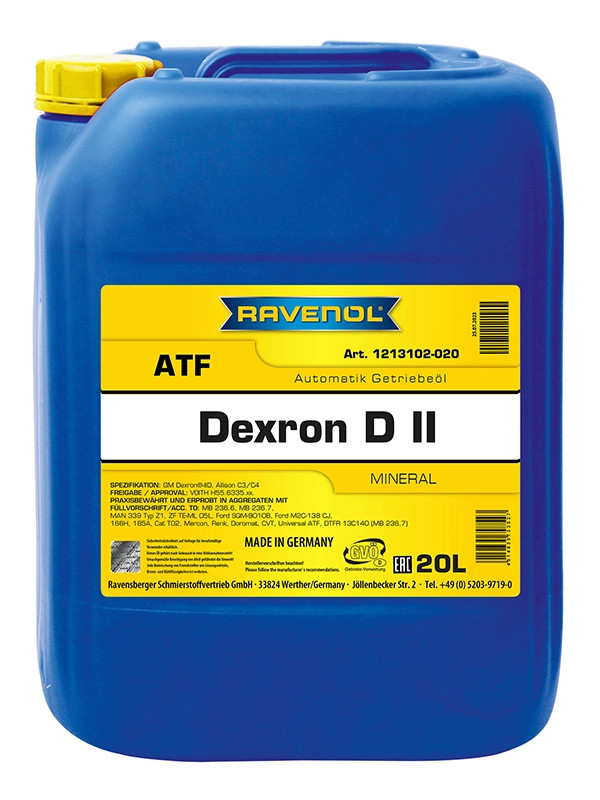 RAVENOL ATF Dexron D II 20 L