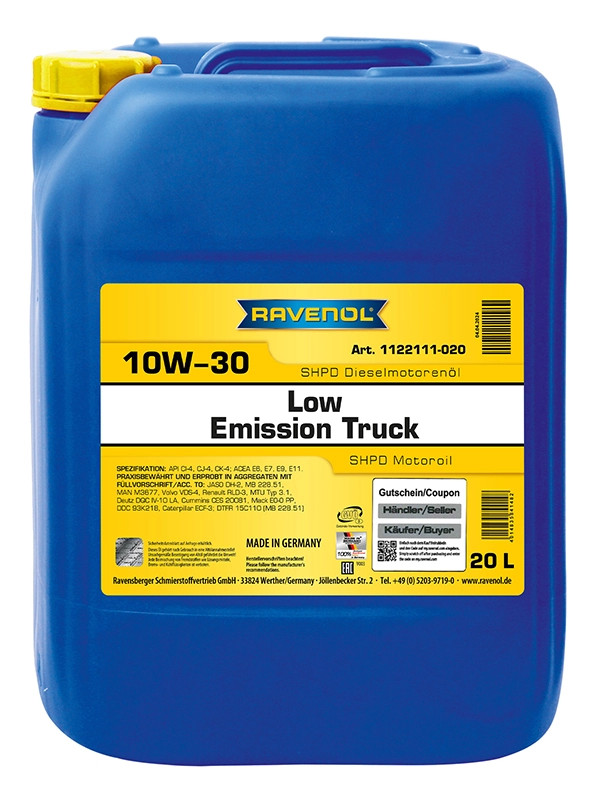 RAVENOL Low Emission Truck SAE 10W-30 20 L