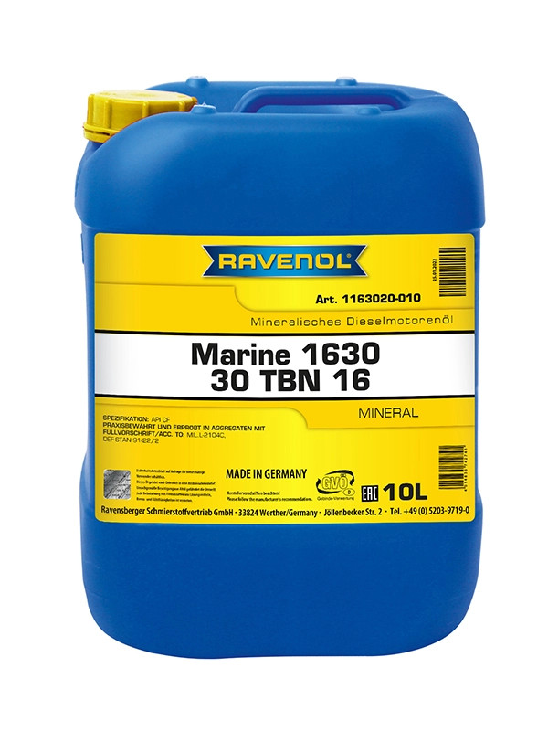 RAVENOL MARINE 1630 SAE 30 TBN16 10 L