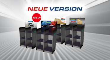 Flexibel und modern: Der RAVENOL Ölverkaufsständer mit austauschbarem Topper