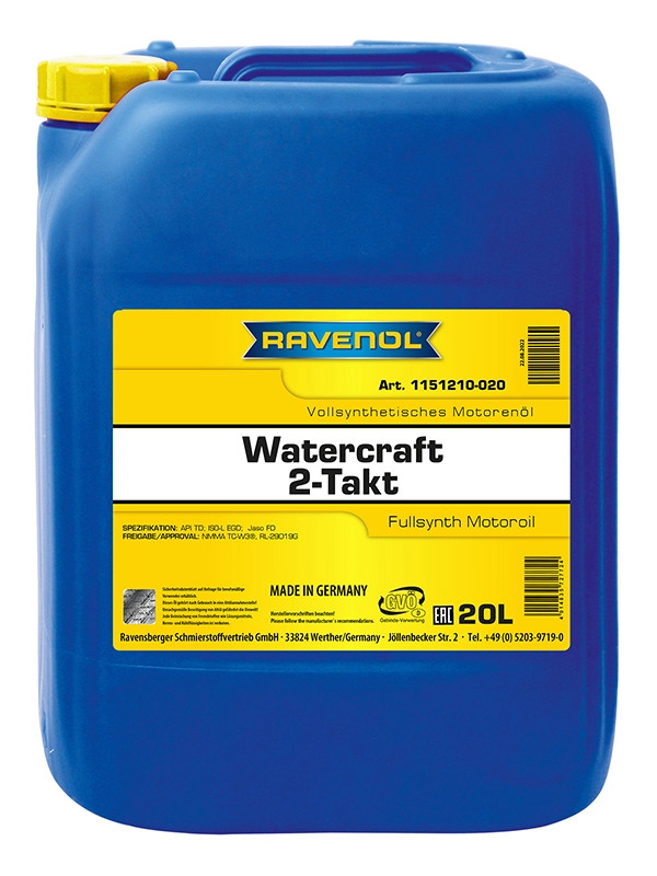 RAVENOL WATERCRAFT Fullsynth. 2-Takt 20 L
