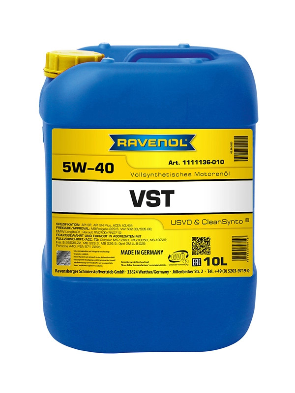 RAVENOL VollSynth Turbo VST SAE 5W-40 10 L