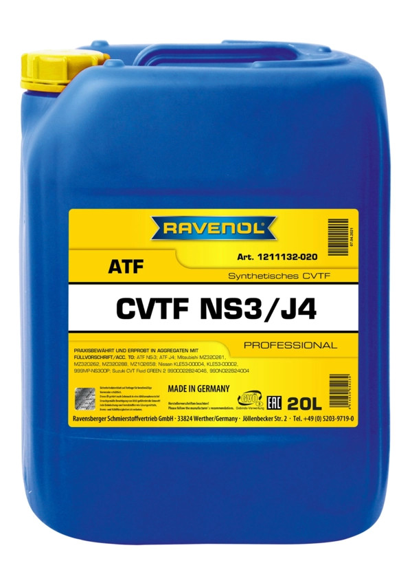 RAVENOL CVTF NS3/J4 Fluid 20 L