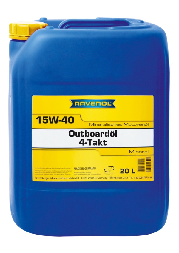 RAVENOL Outboardoel 4T SAE 15W-40 20 L