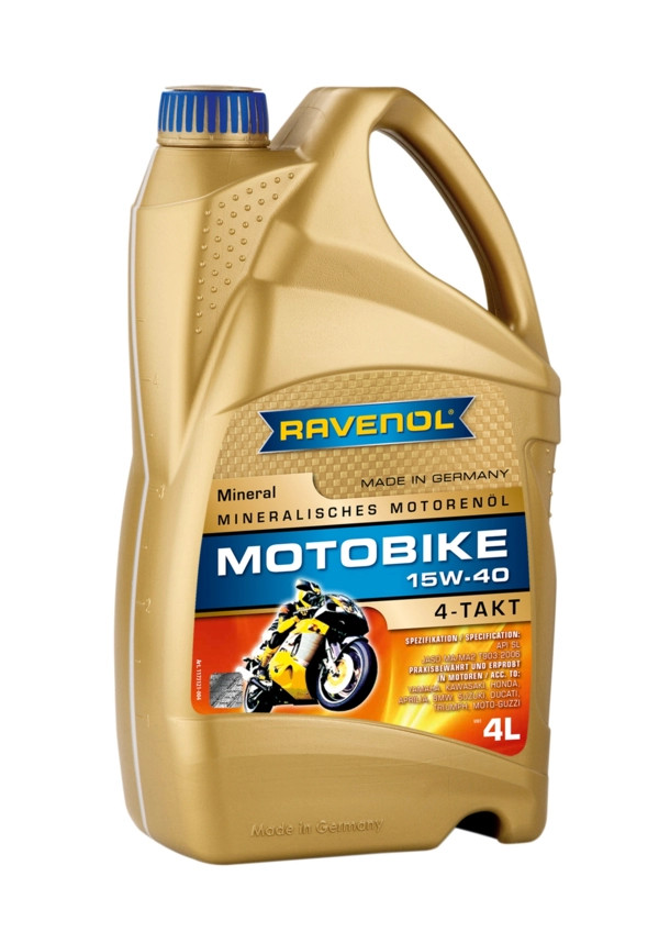 RAVENOL Motobike 4-T Mineral SAE 15W-40 4 L