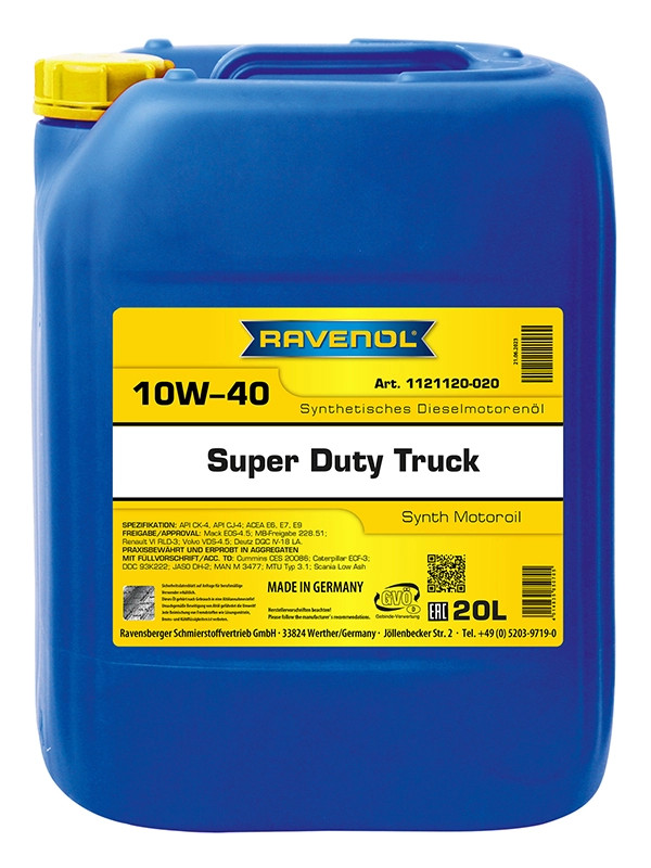 RAVENOL SDT Super Duty Truck SAE 10W-40 20 L