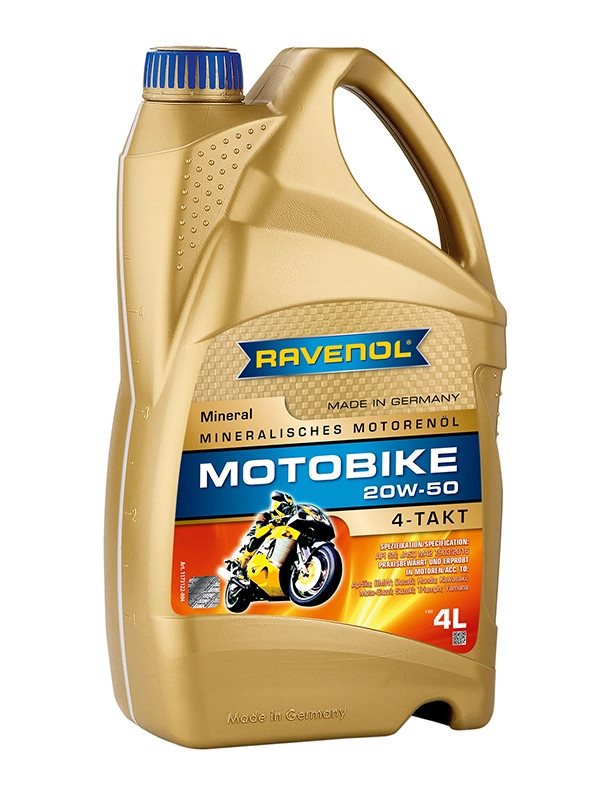 RAVENOL Motobike 4-T Mineral SAE 20W-50 4 L