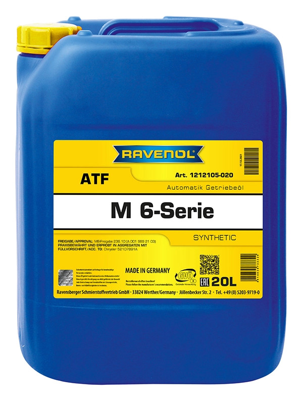 RAVENOL ATF M 6-Serie 20 L