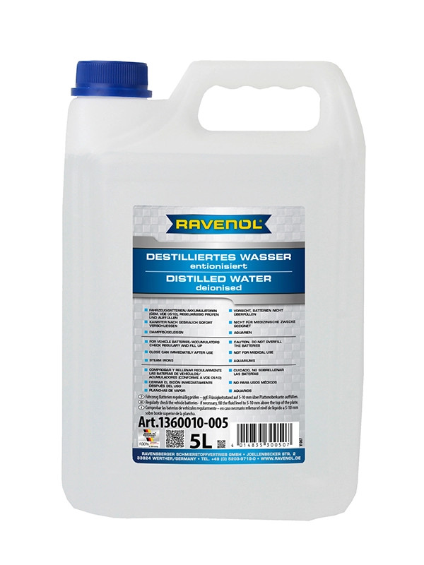 RAVENOL destilliertes Wasser 5 L