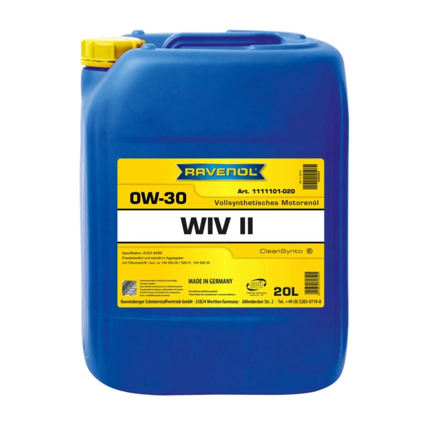 RAVENOL WIV II SAE 0W-30 20 L