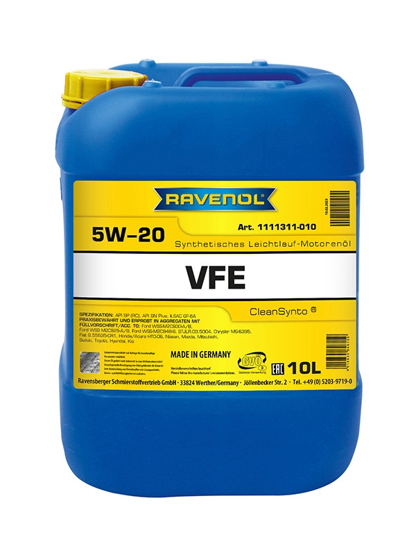 RAVENOL VFE SAE 5W-20 10 L