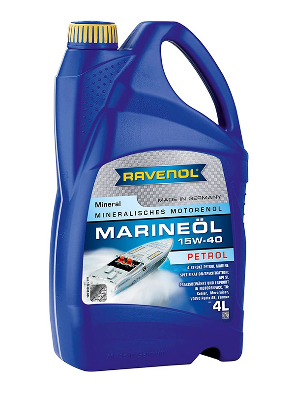 RAVENOL MARINEOIL PETROL SAE 15W-40 4 L