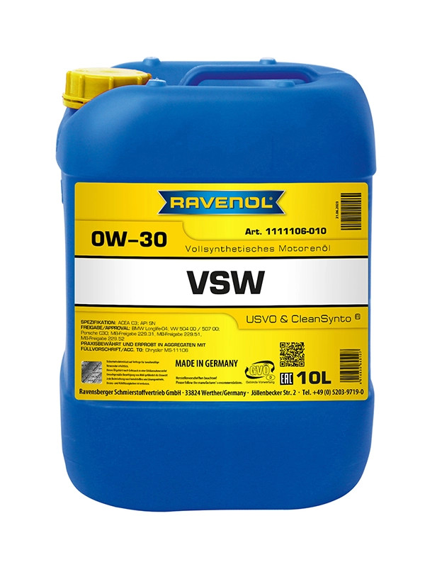 RAVENOL VSW SAE 0W-30 10 L