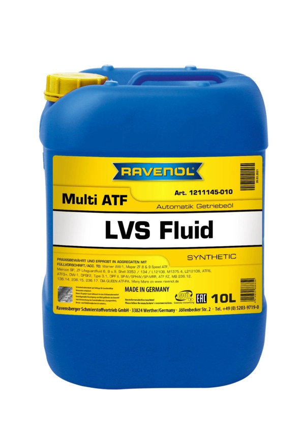 RAVENOL Multi ATF LVS Fluid 10 L