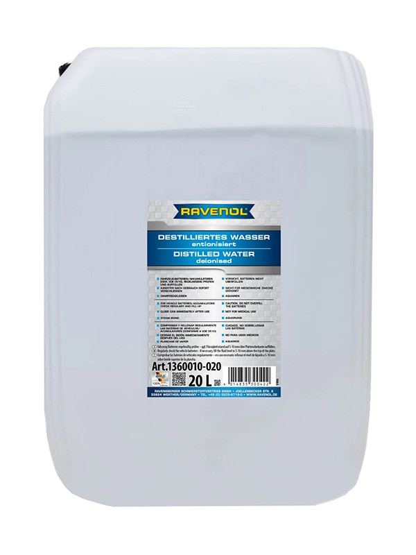 RAVENOL destilliertes Wasser 20 L