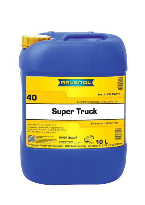 RAVENOL Super Truck SAE 40 10 L
