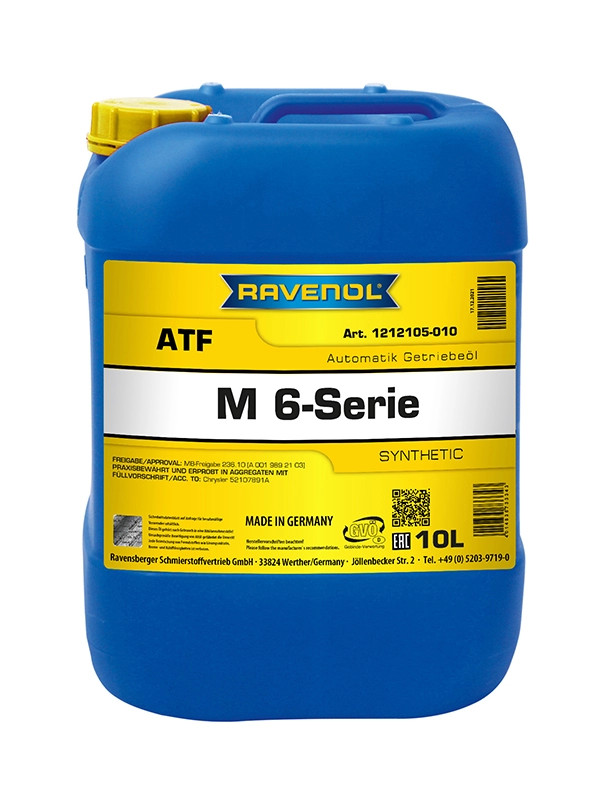 RAVENOL ATF M 6-Serie 10 L