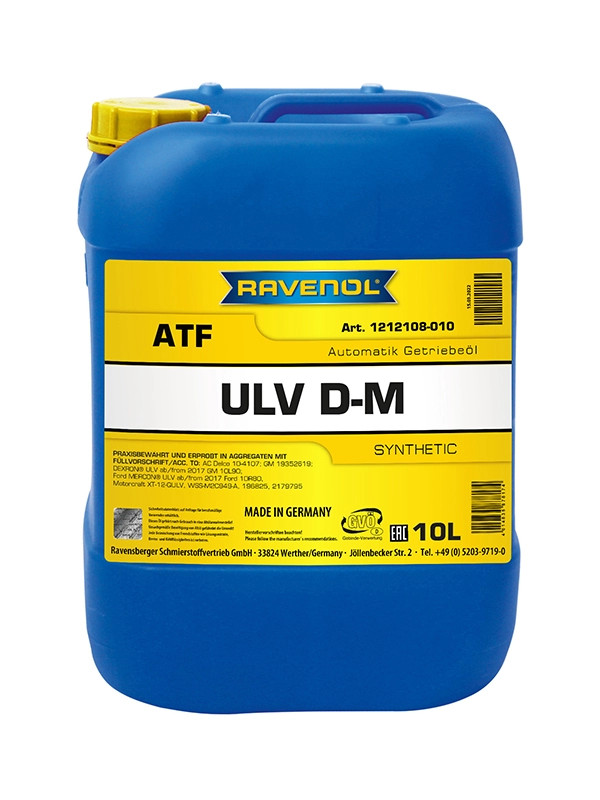 RAVENOL ATF ULV D-M 10 L