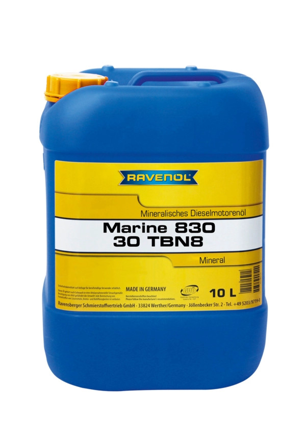 RAVENOL MARINE 830 SAE 30 TBN8 10 L