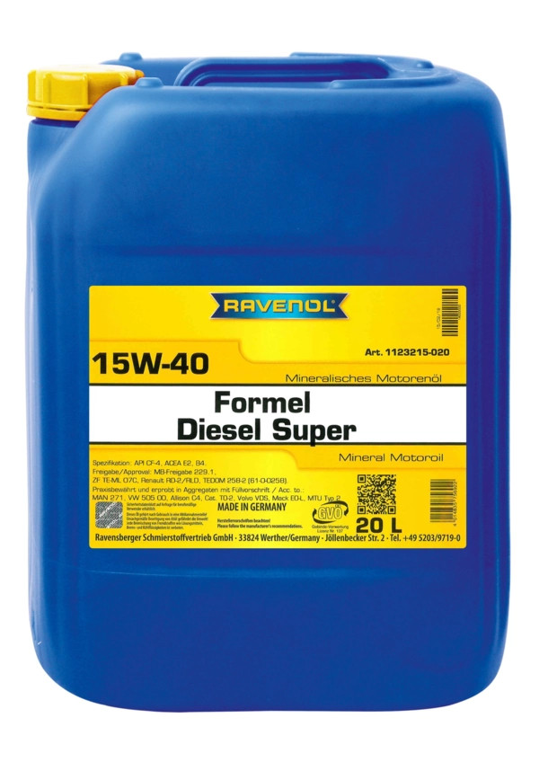 RAVENOL Formel Diesel Super SAE 15W-40 20 L