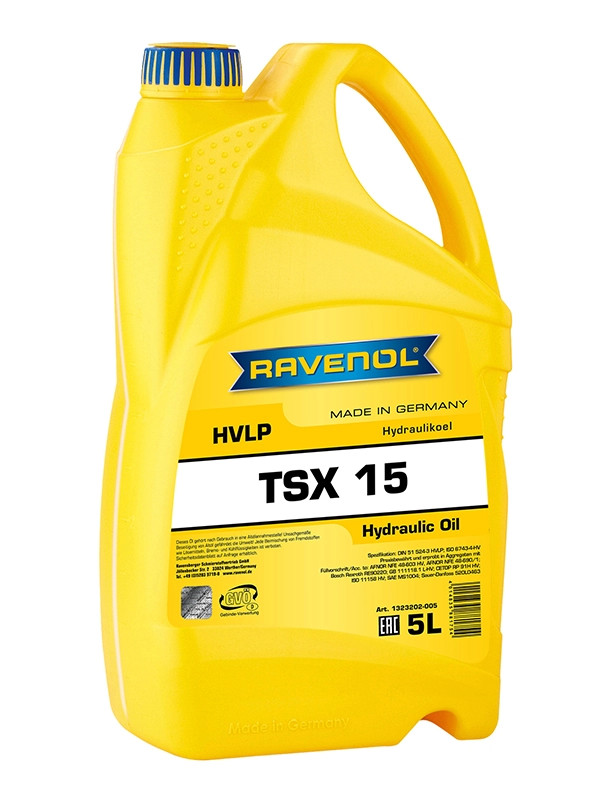 RAVENOL Hydraulikoel TSX 15 (HVLP) 5 L