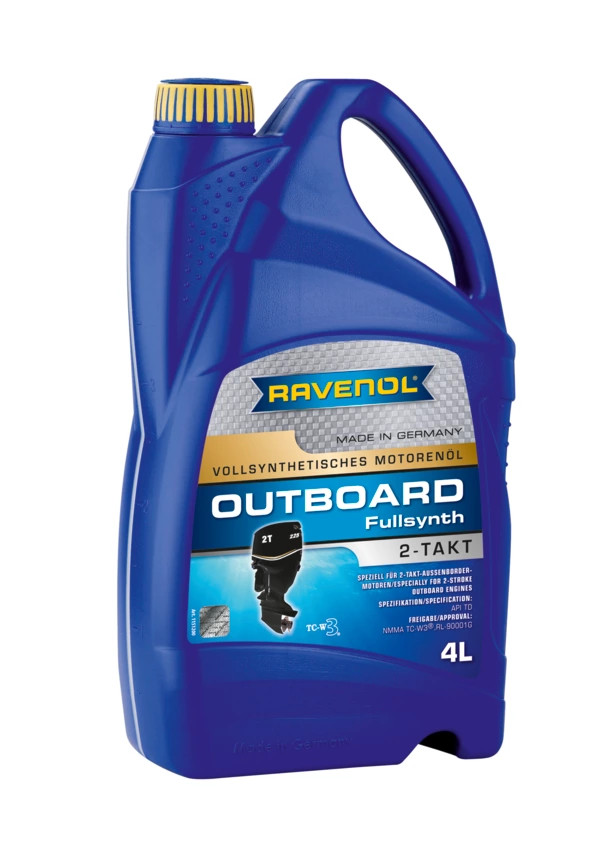 RAVENOL Outboardoel 2T Fullsynth. 4 L