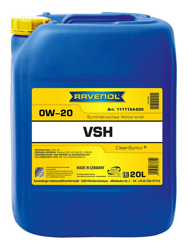 RAVENOL VSH SAE 0W-20 20 L