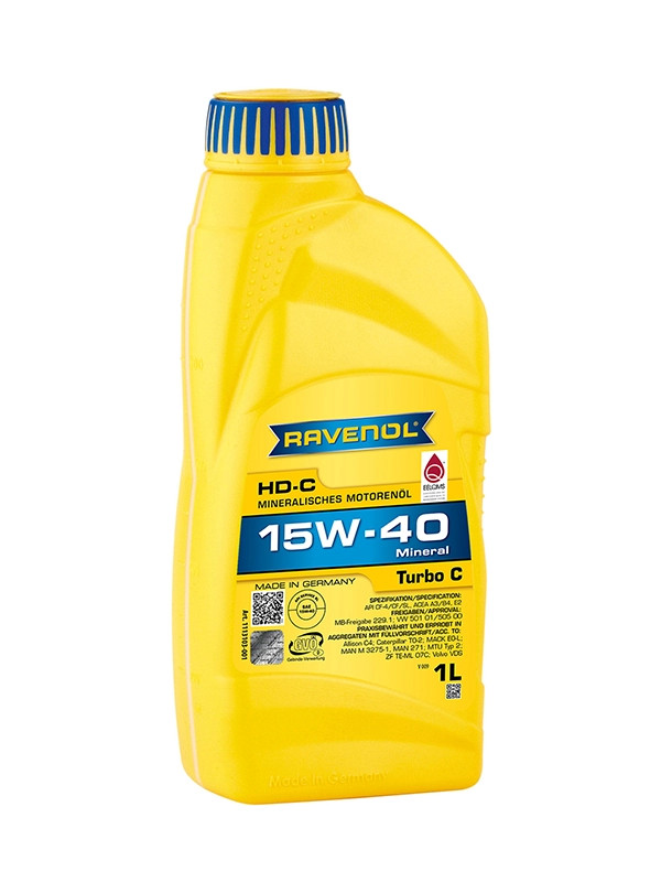 RAVENOL Turbo-C HD-C SAE 15W-40 1 L