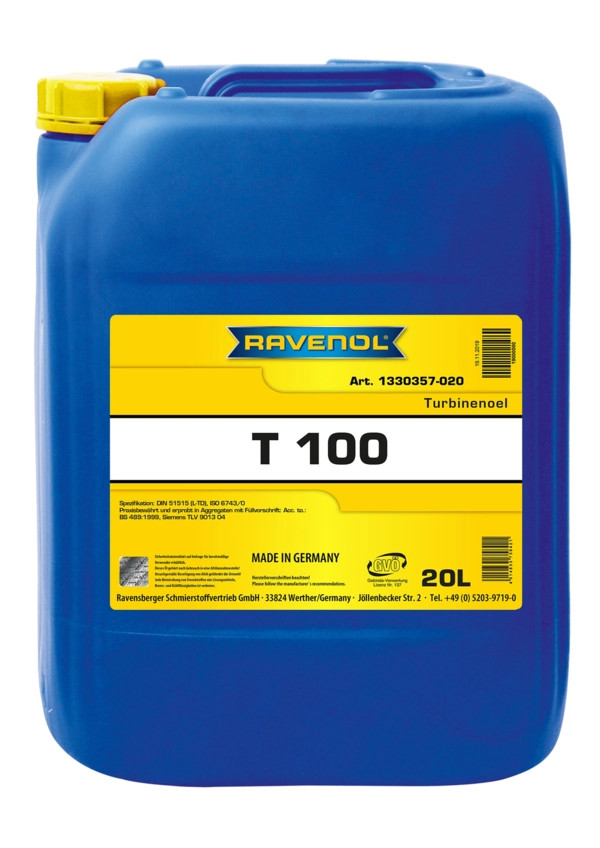 RAVENOL Turbinenoel T 100 20 St