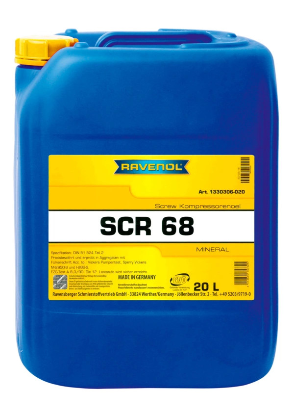 RAVENOL SCR 68 Screw Kompressorenöl 20 St