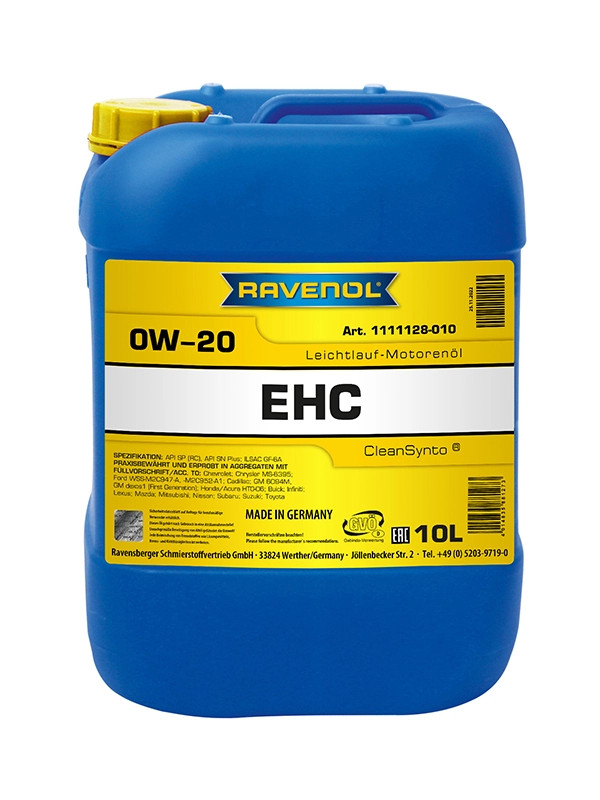 RAVENOL EHC SAE 0W-20 10 L