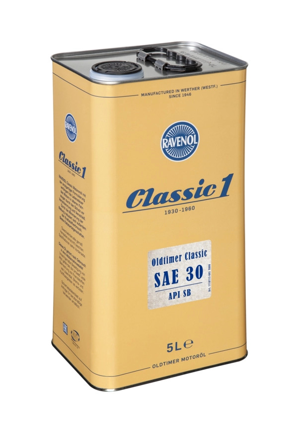 RAVENOL Oldtimer Classic SAE 30 API SB 5 L