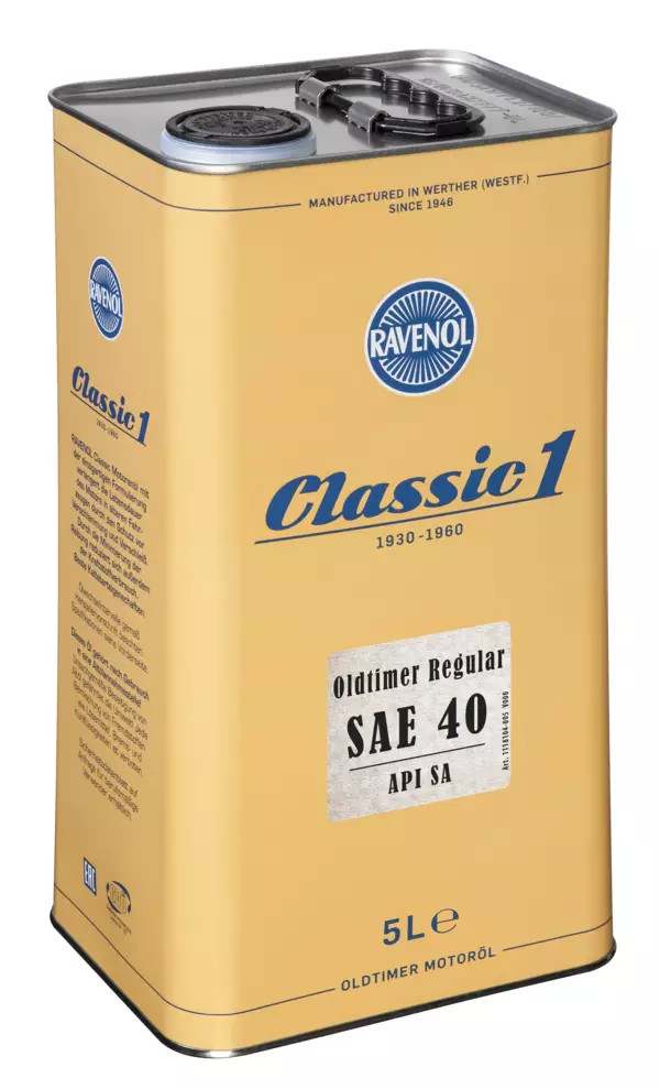 RAVENOL Oldtimer Regular SAE 40 API SA 5 L