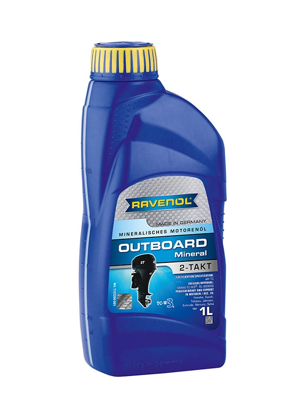 RAVENOL Outboardoel 2T Mineral 1 L