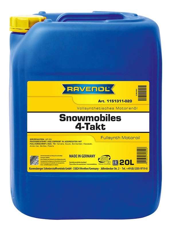RAVENOL SNOWMOBILES 4-Takt Fullsynth. 20 L
