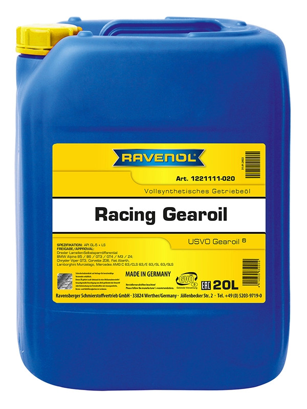 RAVENOL Racing Gearoil 20 L
